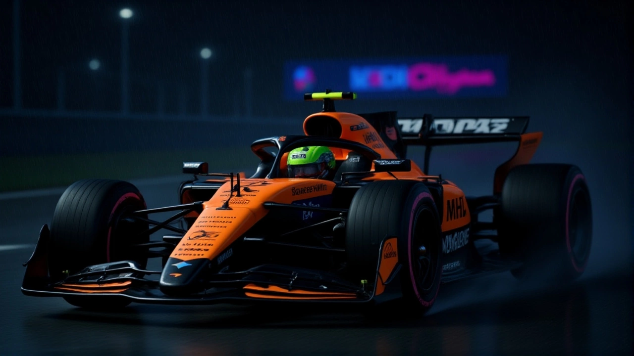 Norris takes Las Vegas GP pole, but McLaren disqualified after Verstappen wins